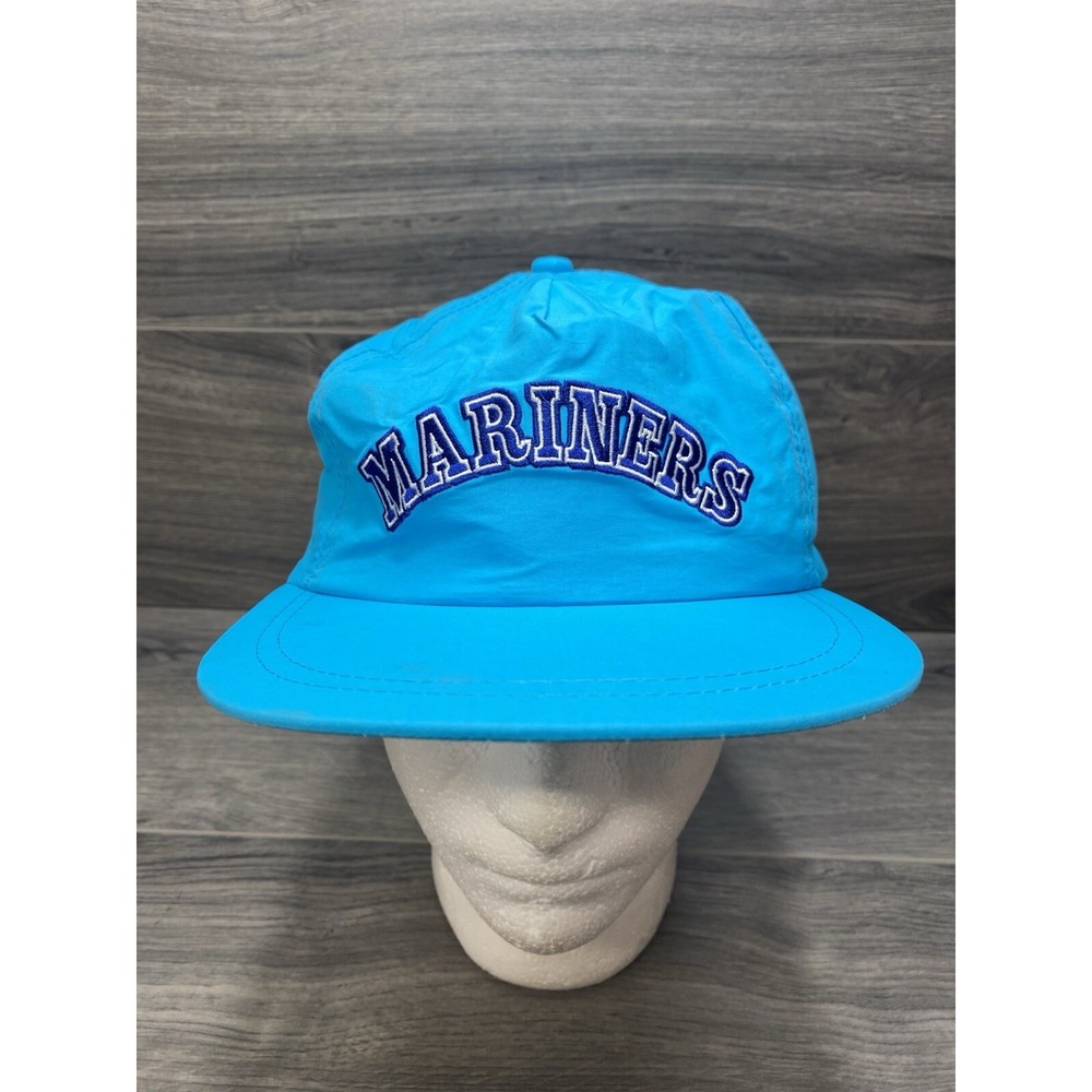 Seattle Mariners - SGA 1990's Night Neon Blue Cap Hat Snapback - Retro